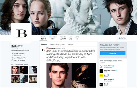 Burberry social media campaigns